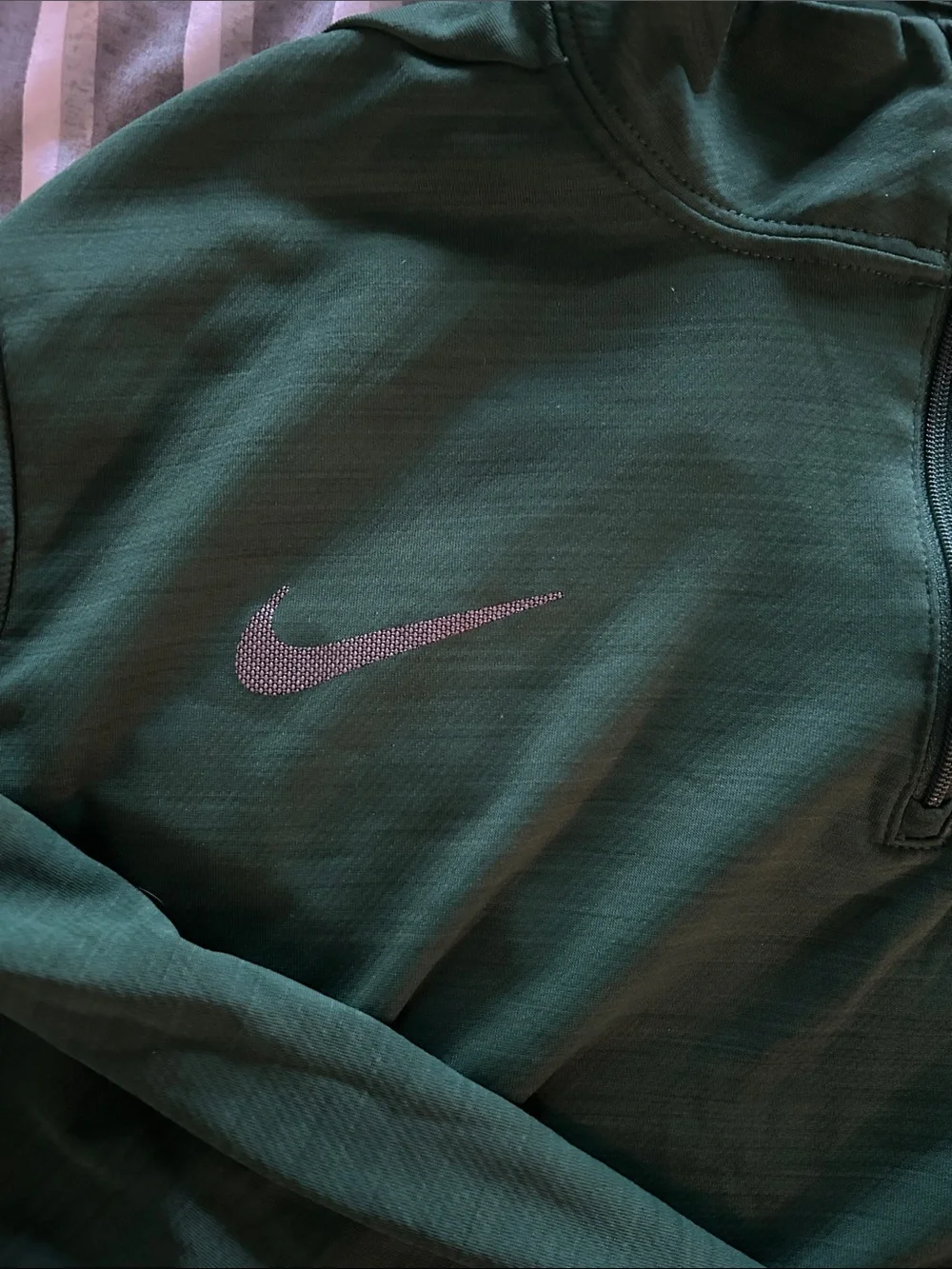 Nike Green NDSU Quarter-Zip Pullover